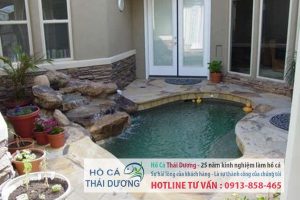 thiet ke ho ca koi mini tai thu duc