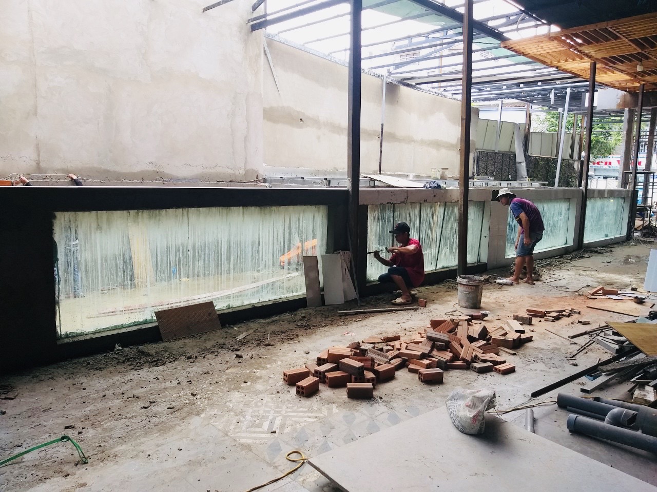 Dịch vụ thiết kế và thi công hồ cá koi từ A-Z tại TPHCM Quy trình thi công hồ cá Koi của Cao Koi Aqua